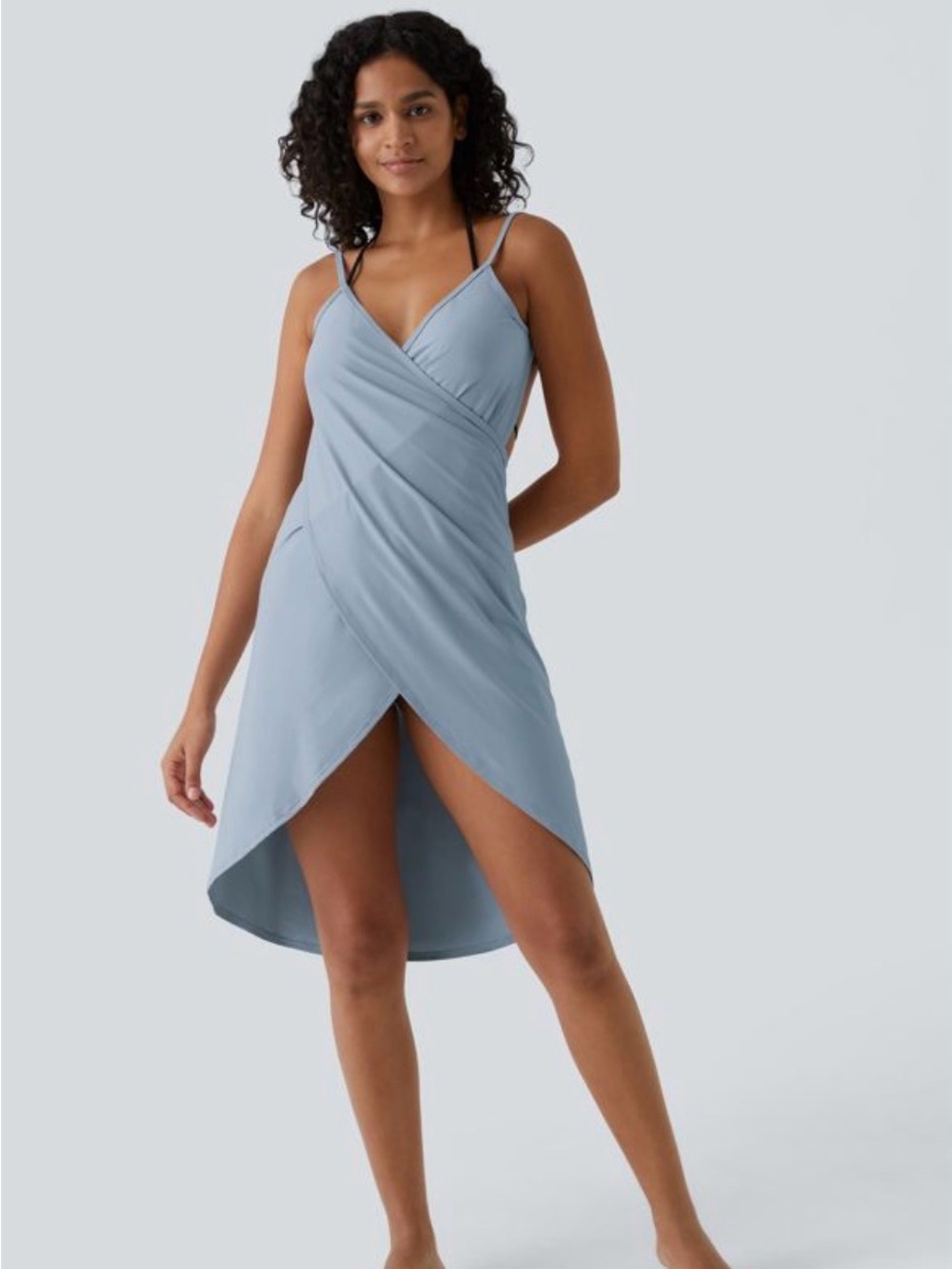 NWT Halara Spaghetti Strap Crossover Cover Up Wrap Cool Touch Dress-UPF50+
Sz XL